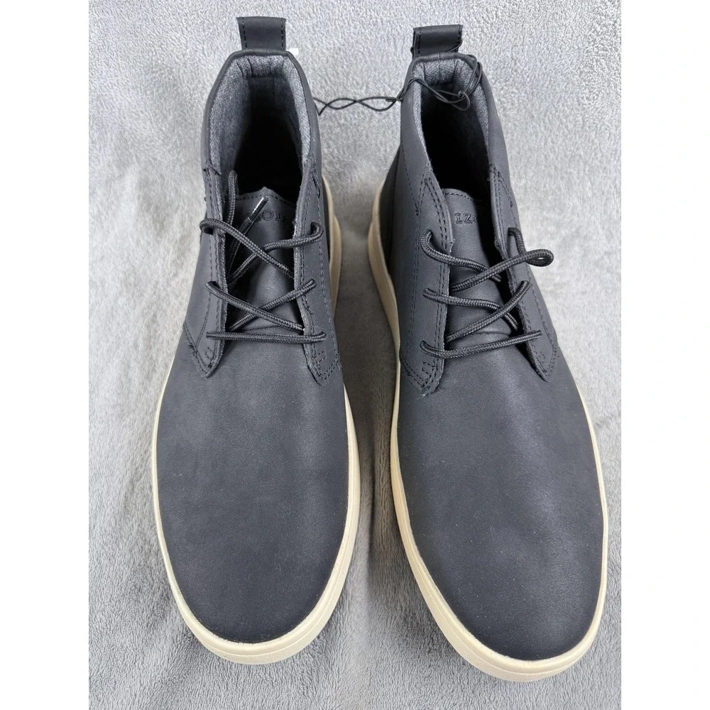 IZOD Shoes Mens Size 11 Black Chukka Boot Lace Up Casual Ankle 1815298